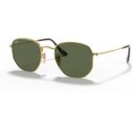 Ray-Ban Hexagonal 3548N 001 51 Gold-Green Güneş Gözlüğü