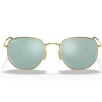 Ray-Ban Hexagonal 3548N 001/30 Gold-Silver Güneş Gözlüğü