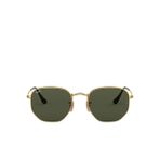 Ray-Ban Hexagonal RB3548N Kare Altın Erkek Güneş Gözlüğü