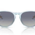 Ray-Ban Kadın Güneş Gözlüğü Siyah Çerçeve, Gri Gradyan Lensler, 54MM, Şeffaf Açık Mavi/Gri Gradyan Mavi, 54 mm