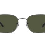Ray-Ban Kadın Rb3706 Kare Güneş Gözlüğü, Gunmetal/Gri Gradyan, 57 mm