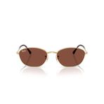 Ray-Ban Kadın RB3749 Oval Güneş Gözlüğü, Altın/Kırmızı, 55 mm