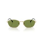 Ray-Ban Kadın Rb3749 Oval Güneş Gözlüğü, Altın/Yeşil, 58 mm