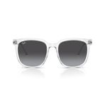 Ray-Ban Kadın RB4401D Kare Güneş Gözlüğü, Şeffaf/Gri Gradyan, 57 mm