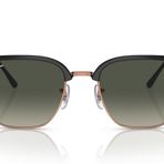 Ray-Ban Kadın Rb4416 Yeni Clubmaster Kare Güneş Gözlüğü, Gül Altın/Gri Gradyan Üzerine Koyu Gri, 51 mm
