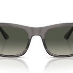 Ray-Ban Kadın Rb4428 Kare Güneş Gözlüğü, Opal Koyu Gri/Gri Gradyan, 56 mm