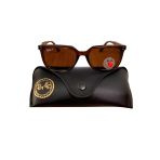 Ray Ban Kahverengi Açık Cam Yeni Model Unisex Güneş Gözlüğü