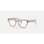 RAY-BAN META SKYLER ŞEFFAF-MAVİ GEÇİŞLİ AKILLI GÖZLÜK