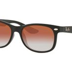 Ray-Ban Ray Ban 0RJ JUNIOR NEW WAYFARER 100/V0 48 Unisex Çocuk Güneş Gözlüğü, Siyah