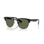 Ray-Ban RB 0504S 67839A 54 Clubmaster Reverse Polarize Unisex Kare Siyah Kemik Güneş Gözlüğü