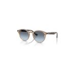 Ray-Ban RB 2180 6788V1 49 Unisex Oval Bej Şeffaf Kemik Güneş Gözlüğü