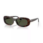 Ray-Ban RB 2221 90231 53 Kadın Oval Kırçıllı Kahverengi Kemik Güneş Gözlüğü