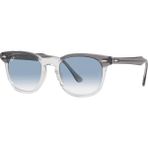 Ray-Ban Rb 2298 13553F 52 Unisex Güneş Gözlüğü 52 mm Oval Çerçeve Gri Cam Renk UV Filtreli Şeffaf Tasarım