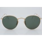 Ray-Ban Rb 3447 001 53 - 01 Unisex Güneş Gözlüğü Altın Çerçeve ve Yeşil Cam ile Şık Tasarım