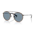 Ray-Ban Rb 3647N 9279R5 51 Unisex Yuvarlak Siyah Metal Güneş Gözlüğü