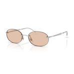 Ray-Ban RB 3767 003MG 54 Transitions ® Color Touch Unisex Oval Gümüş Metal Güneş Gözlüğü