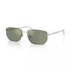 Ray-Ban RB 3768 0036R 56 Unisex Geometrik Aynalı Gümüş Metal Güneş Gözlüğü