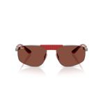 Ray-Ban RB 3776M F126C5 58 Scuderia Ferrari Unisex Geometrik Gri Metal Güneş Gözlüğü