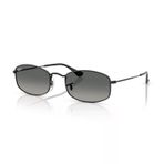 Ray-Ban RB 3832 00271 52 Unisex Geometrik Degrade Siyah Metal Güneş Gözlüğü