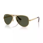 Ray-Ban RB 3925 00131 58 Aviator Max Unisex Pilot Gold Metal Güneş Gözlüğü