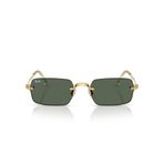 Ray-Ban RB 3928 00171 54 A$AP ROCKY Unisex Dikdörtgen Gold Metal Güneş Gözlüğü