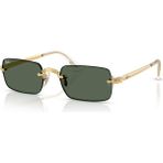 Ray-Ban Rb 3928 001/71 54 By A$ap Rocky Unisex Güneş Gözlüğü 54 mm Altın Çerçeve Koyu Yeşil Cam UV Koruma - Altın - Yeşil