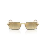 Ray-Ban RB 3928 0017I 54 A$AP ROCKY Unisex Dikdörtgen Gold Aynalı Metal Güneş Gözlüğü