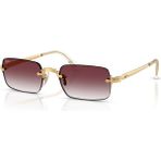 Ray-Ban Rb 3928 001/8H 54 BY A$AP ROCKY Güneş Gözlüğü 54 mm Altın Çerçeve Degrade Bordo Cam UV 400