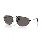 Ray-Ban RB 3945 002B1 60 Unisex Geometrik Siyah Metal Güneş Gözlüğü