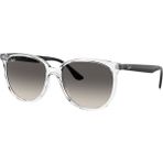 Ray-Ban RB 4378 647711 54 Güneş Gözlüğü UV 400 Filtreli Şeffaf Çerçeve ile Modern Tasarım - Gri - Şeffaf