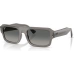 Ray-Ban RB 4454 680571 56 Unisex Dikdörtgen Şeffaf Kemik Güneş Gözlüğü
