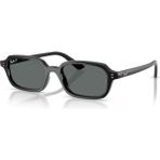 Ray-Ban RB 4455 667781 49 Polarize Zuri Unisex Yastık Siyah Kemik Güneş Gözlüğü