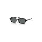 Ray-Ban RB 4455 667781 52 Polarize Zuri Unisex Yastık Siyah Kemik Güneş Gözlüğü