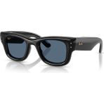 Ray-Ban Rb 4940 601/80 47 Unisex Kare Güneş Gözlüğü Siyah Çerçeve Mavi Cam UV 400 Filtreli