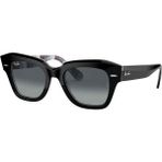 Ray-Ban RB2186 13183A Kadın Güneş Gözlüğü UV 400 Koruma ve Asetat Çerçeve ile Şık Tasarım - Siyah