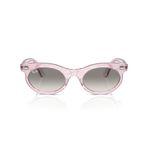 Ray-Ban Rb2242 Wayfarer Oval Fotokromik Güneş Gözlüğü, Fotokromik Çerçeve Dalgaları Mor/Şeffaf Gradyan Gri, 53 mm