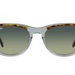Ray-Ban RB2398 Kartal Gözü Kare Güneş Gözlüğü, Şeffaf Yeşil/Yeşil Vintage Havana, 53 mm