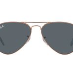 Ray-Ban RB3025 Klasik Aviator Güneş Gözlüğü, Gül Altın/Mavi, 58 mm