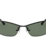 Ray-Ban Rb3183 004/71 63 Topbar Unisex Güneş Gözlüğü