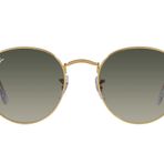 Ray-Ban Rb3447 Yuvarlak Metal Güneş Gözlüğü, Altın/Gri Gradyan, 47 mm