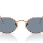 Ray-Ban RB3547 Oval Güneş Gözlüğü, Gül Altın/Mavi Polarize, 54 mm, Gül Altın/Mavi Polarize, 54 mm