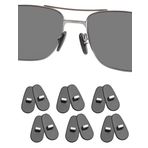 Ray-Ban RB3604 RB4264 RB3534 RB3534 RB3549 RB3584 RB3614 RB3523 RB3526 RB3538 RB3558 RB3660 RB3533 için 6 Çift Yedek Burun Pedleri 0 RB4 071 RB6336 RB7140 RB8415 Güneş Gözlüğü - Siyah