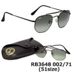 Ray-Ban RB3648 002 71 51 Unisex Güneş Gözlüğü