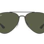 Ray-Ban Rb3675 Aviator Güneş Gözlüğü, Siyah/Yeşil, 58 mm