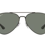 Ray-Ban Rb3675 Aviator Güneş Gözlüğü, Siyah/Yeşil Polarize, 58 mm