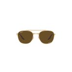Ray-Ban RB3688 Kare Altın Polarize Unisex Güneş Gözlüğü