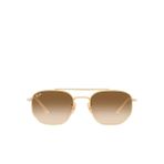 Ray-Ban RB3707 Oval Altın Unisex Güneş Gözlüğü