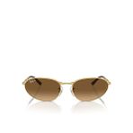 Ray-Ban RB3734 Oval Altın Unisex Polarize Güneş Gözlüğü