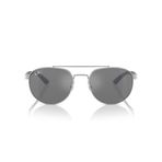 Ray-Ban Rb3736 Yuvarlak Güneş Gözlüğü, Gümüş/Gri Aynalı Gümüş, 56 mm