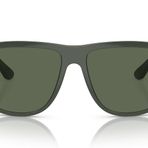 Ray-Ban Rb4147 Boyfriend Kare Güneş Gözlüğü, Yeşil/Koyu Yeşil, 60 mm